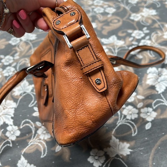 Etienne Aigner Women’s Shoulder Bag Brown Leather Purse Corporate Handbag - Picture 13 of 16